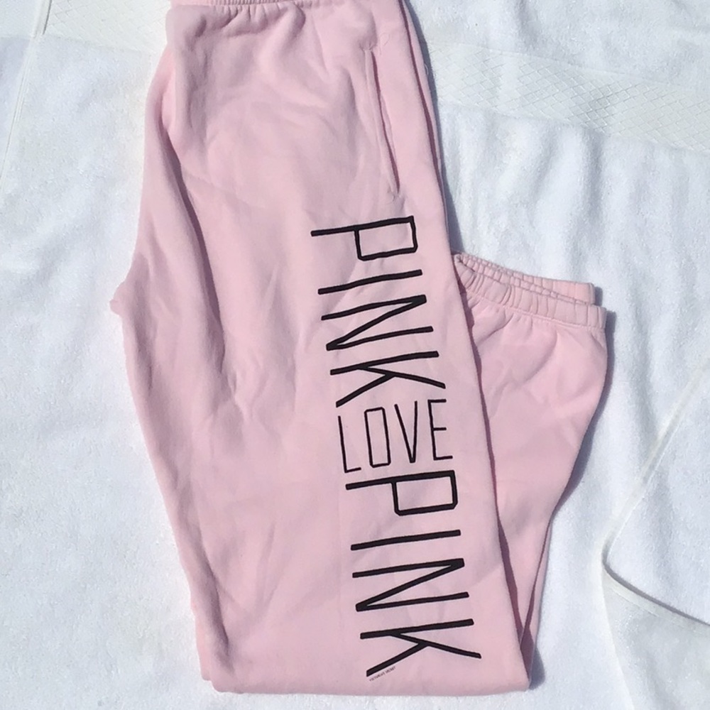 PINK Victoria Secret Boyfriend Sweatpants SizeM